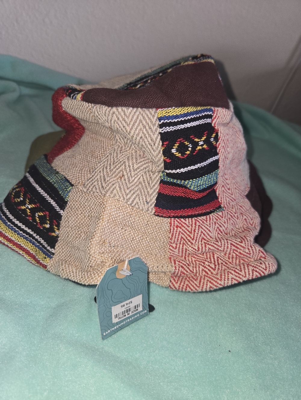 Patchwork Boho Bucket Hat The Collection Royal Earthbound Trading Co Cotton Hemp